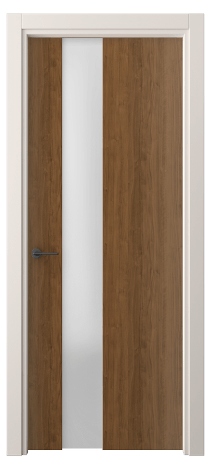 Межкомнатная дверь Freedom 4224 Лесной орех Сатинированное стекло Цена 32639 ₽ | Volhovec