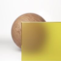 Сатинированное жёлтое стекло