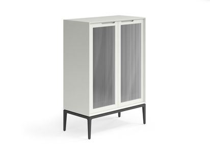 Мебель Витрина Velvet. Цвет Матовый жемчужный. Материал Гладкая эмаль. Коллекция Витрина Velvet. Картинка.