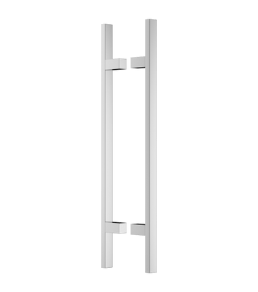 Ручки для дверей Ручка дверная Солид. Цвет Полированный хром. Коллекция Солид. Картинка.