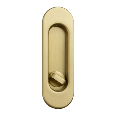 Ручки для дверей Ручка-лодочка для раздвижной двери с заверткой Ноксия. Цвет Матовое золото. Коллекция Ручка-лодочка для раздвижной двери с заверткой Ноксия. Картинка.