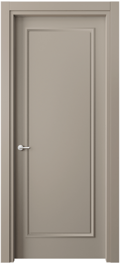 Дверь межкомнатная 8101 МБСК. Цвет Матовый бисквитный. Материал Гладкая эмаль. Коллекция Paris. Картинка.