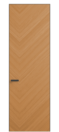 Дверь межкомнатная 0201 ДМНМР Дуб миндальный матовый. Цвет Дуб миндальный матовый рифт. Материал Радиальный шпон Naturwood. Коллекция Rift. Картинка.