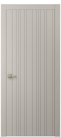 Дверь межкомнатная АКП 8051 МСБЖ Матовый светло-бежевый. Цвет Матовый светло-бежевый. Материал Гладкая эмаль. Коллекция Linea. Картинка.