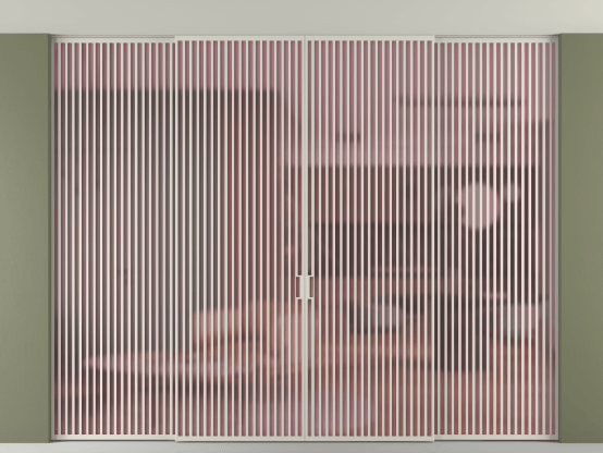 Алюминевая перегородка vn2+2_06 Алюминий тёплый серый Сатинированное розовое стекло, триплекс, 6мм. Цвет Алюминий тёплый серый. Материал Алюминий в эмали. Коллекция Перегородка Формато внутри проёма скрытое крепление в потолок 4 створки. Фото. Алюминевая перегородка vn2+2_06 Алюминий тёплый серый Сатинированное розовое стекло, триплекс, 6мм. Цвет Алюминий тёплый серый. Материал Алюминий в эмали. Коллекция Перегородка Формато внутри проёма скрытое крепление в потолок 4 створки. Картинка.