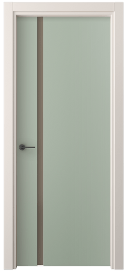 Дверь межкомнатная 4222 ПЭСО БР САТ. Цвет ПЭТ светло-оливковый. Материал ПЭТ. Коллекция Freedom. Картинка.