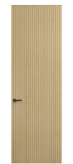 Дверь межкомнатная АКП 0019 ДБН. Цвет Дуб натур. Материал Шпон ценных пород. Коллекция Select. Картинка.