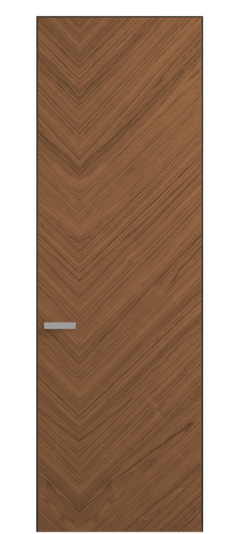 Дверь межкомнатная АКП 0201 ОУММР Орех умбра матовый. Цвет Орех умбра матовый рифт. Материал Радиальный шпон Naturwood. Коллекция Rift. Картинка.