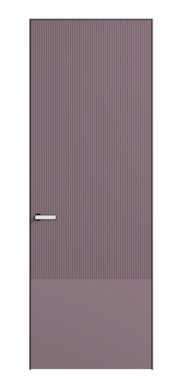 Дверь межкомнатная 8203 Пастельно-фиолетовый RAL 4009. Цвет RAL Пастельно-фиолетовый RAL 4009. Материал Гладкая эмаль. Коллекция Вельвет. Картинка.