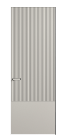 Дверь межкомнатная ПУ 8203 МОС Матовый облачно-серый. Цвет Матовый облачно-серый. Материал Гладкая эмаль. Коллекция Velvet. Картинка.