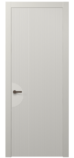 Дверь межкомнатная АКП 8624 МТСР. Цвет Матовый тёплый серый. Материал Гладкая эмаль. Коллекция Dune. Картинка.