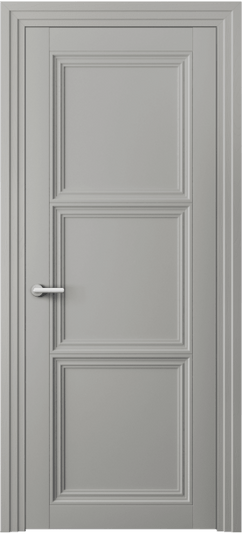 Дверь межкомнатная 2503 МНСР. Цвет Матовый нейтральный серый. Материал Гладкая эмаль. Коллекция Centro. Картинка.