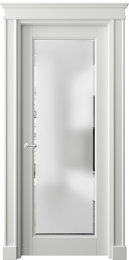 Дверь межкомнатная 6300 БССР САТ-Ф. Цвет Бук светло-серый. Материал Массив бука эмаль. Коллекция Toscana Rombo. Картинка.