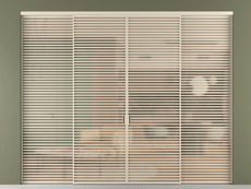 Перегородка Formato внутри проёма четырёхстворчатая