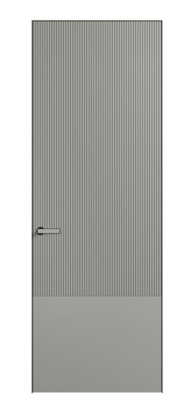 Дверь межкомнатная АКП 8203 МНСР Матовый нейтральный серый. Цвет Матовый нейтральный серый. Материал Гладкая эмаль. Коллекция Velvet. Картинка.